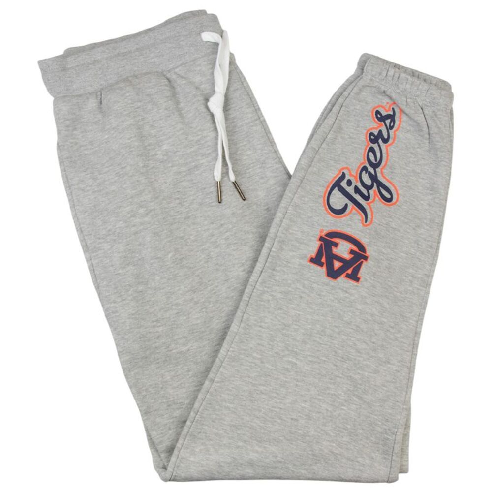 NCAA Alabama Auburn Tigers Women's Fleece Sweatpants in Gray, Large (12/14)